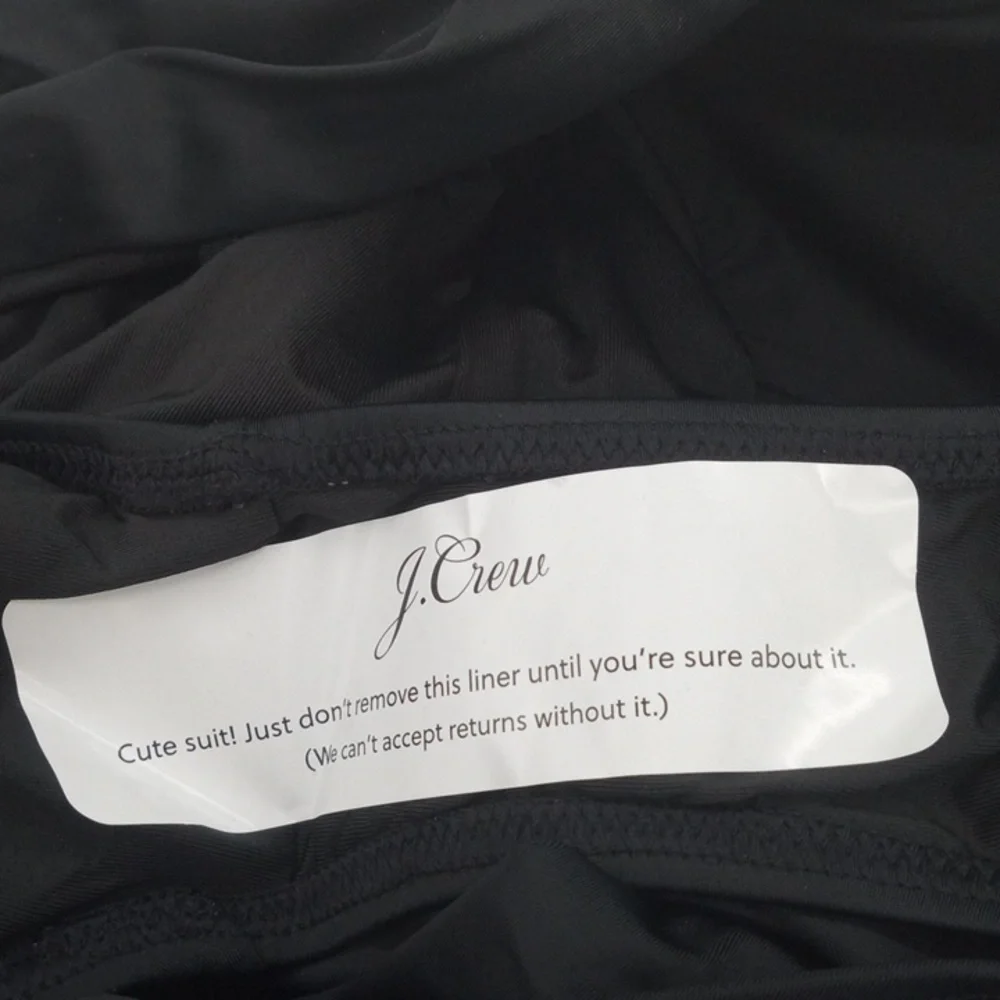 J. Crew black ruched